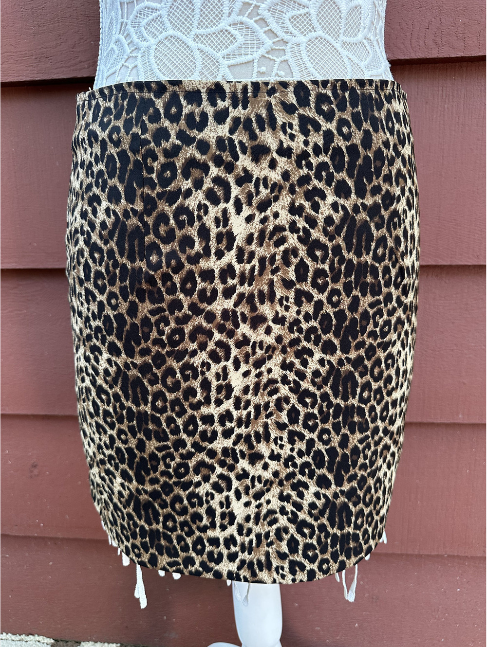 Wrapper Leopard Print Mini Skirt Y2K Animal Print Festival Party Skirt